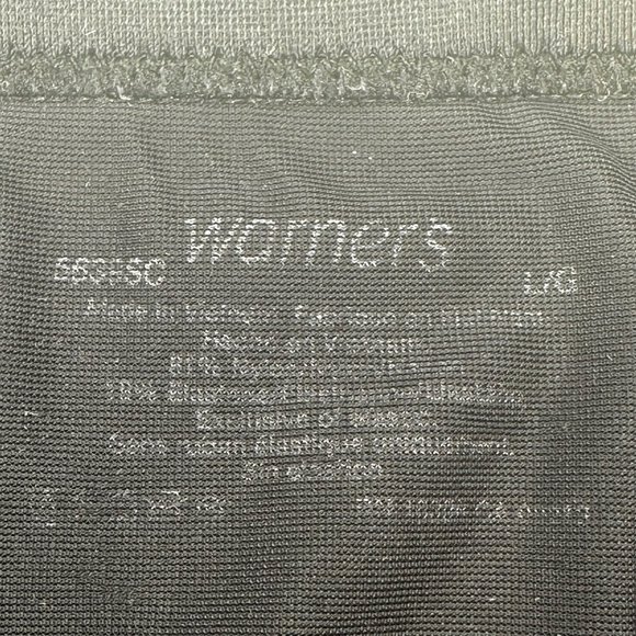 Warner's Women's Size Large Panty Hi Cut Brief Black New Without Tags - Picture 3 of 6